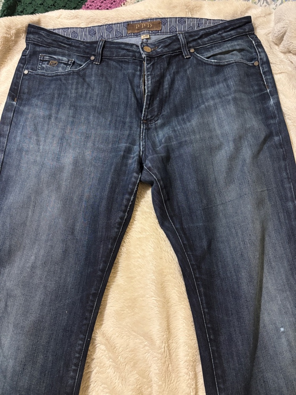 PAIGE Men's Indigo Straight-Leg Jeans